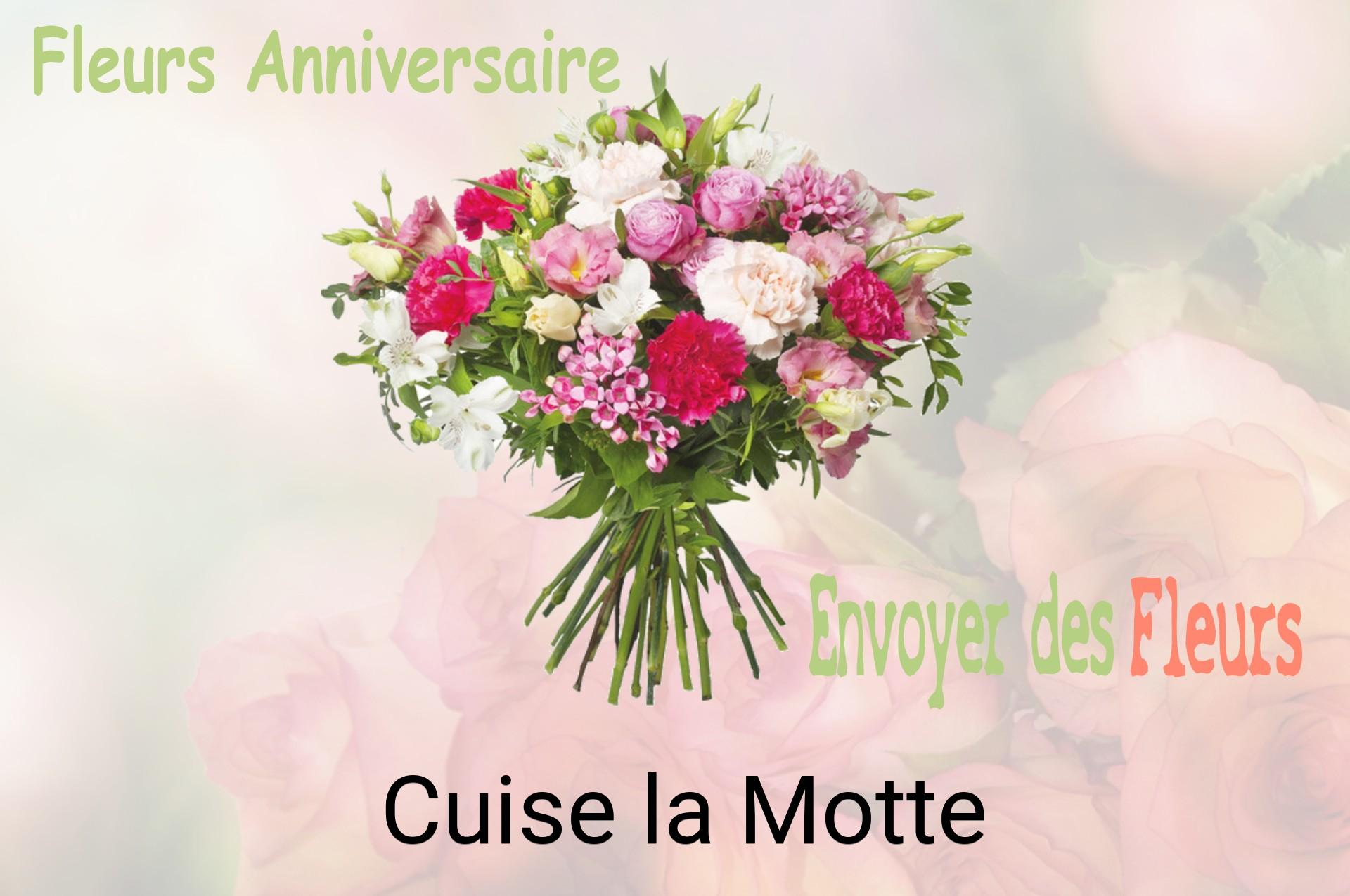 Bouquet de fleurs d’anniversaire livré à Cuise-la-Motte